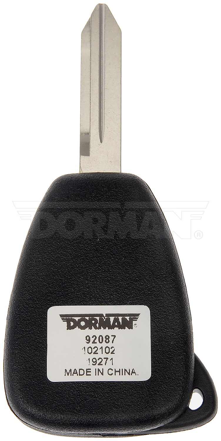 Dorman - HELP KEYLESS REMOTE CASE 92087