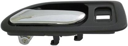 Dorman HELP Interior Door Handle Front Left Chrome Black for 1994-1997 Honda Accord 92404