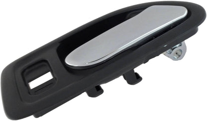 Dorman HELP Interior Door Handle Front Right Without Power Window Hole Chrome Dark Gray for 1994-1997 Honda Accord 92413