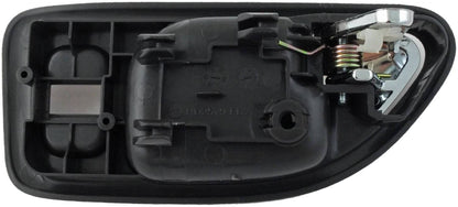 Dorman HELP Interior Door Handle Front Right Without Power Window Hole Chrome Dark Gray for 1994-1997 Honda Accord 92413