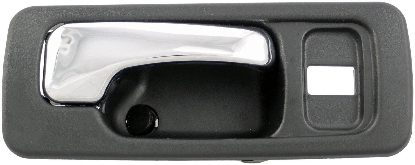 Dorman HELP Interior Door Handle Front Right with Lock Hole Chrome Black for 1990-1993 Honda Accord 92428