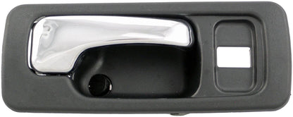 Dorman HELP Interior Door Handle Front Right with Lock Hole Chrome Black for 1990-1993 Honda Accord 92428