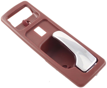 Dorman Interior Door Handle Front Left with Power Lock Chrome Red for 1990-1993 Honda Accord 92598
