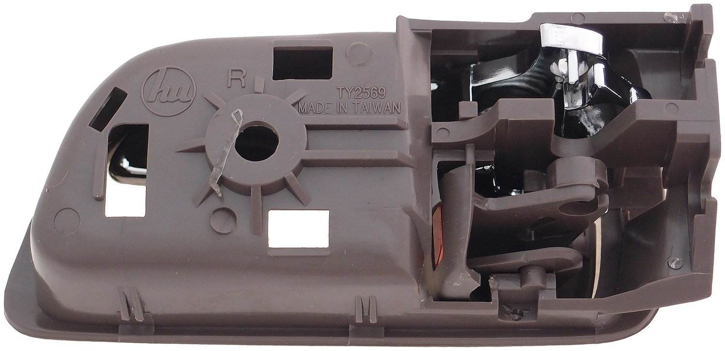 Dorman Interior Door Handle Chrome and Brown with Front/Rear Right fit for 2006-2010 Toyota Camry 92914