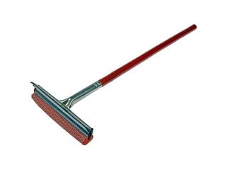 Dorman Squeegee and Scrubber with 20 Inch Hardwood Handle for Automotive Windshield Cleaning 9-313