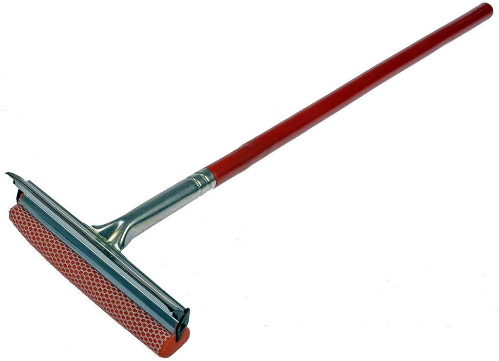 Dorman Squeegee and Scrubber with 20 Inch Hardwood Handle for Automotive Windshield Cleaning 9-313