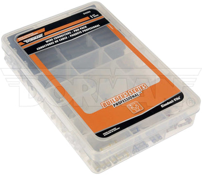 Dorman Conduct-Tite Terminal Assortment Uninsulated Connectors With Color-Coded Terminals For Electrical Repairs 94095