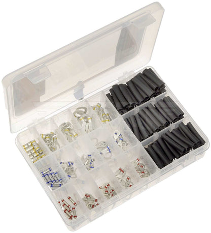 Dorman Conduct-Tite Terminal Assortment Uninsulated Connectors With Color-Coded Terminals For Electrical Repairs 94095