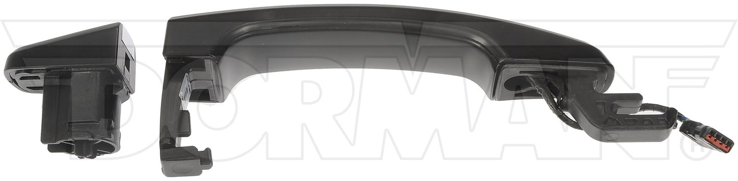 Dorman Exterior Door Handle Front Right Chrome and Black for 2021-2010 Buick, 2016-2010 Cadillac, 2020-2010 Chevrolet 96662