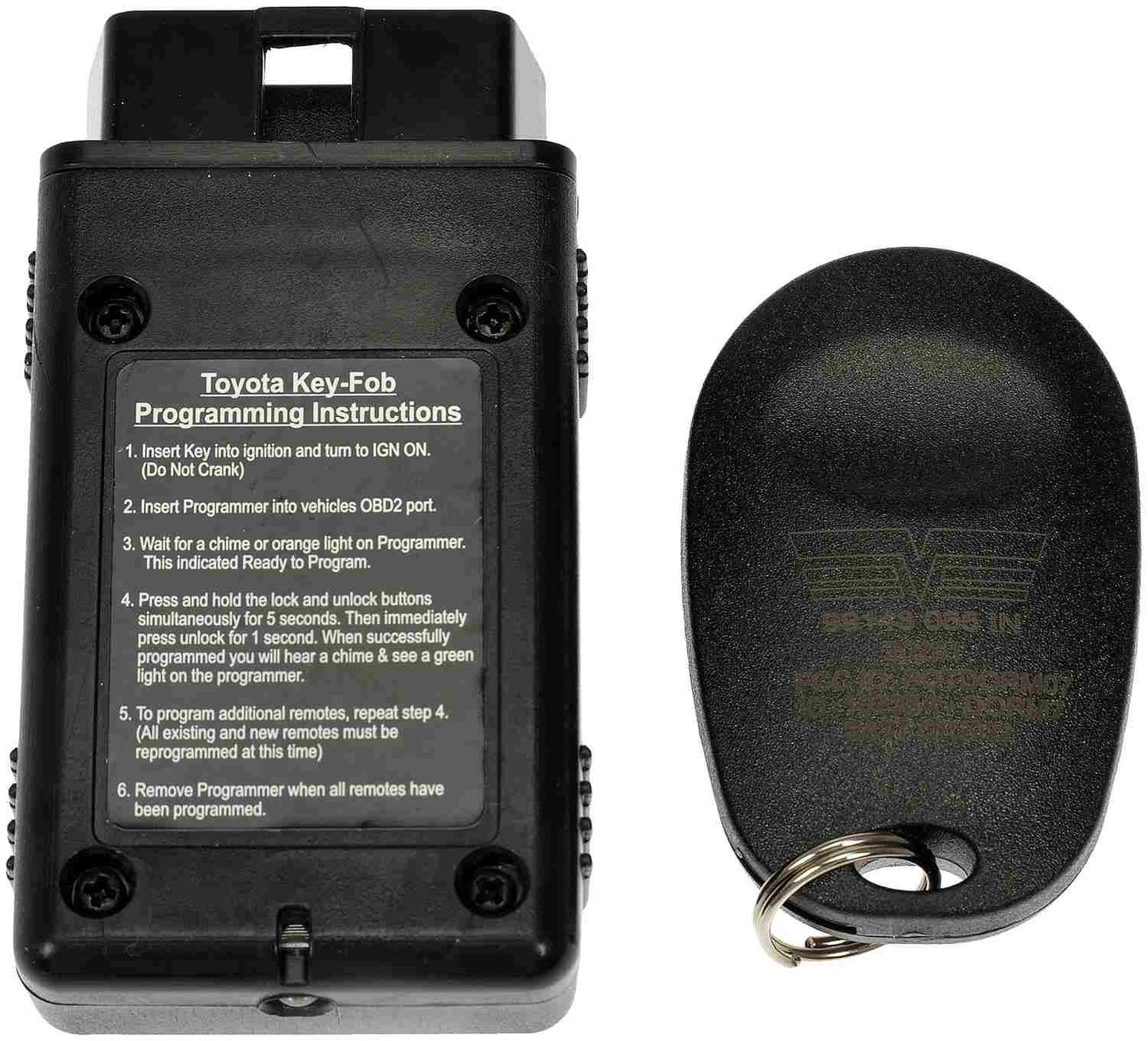 Dorman - HELP Keyless Entry Transmitter 6 Button with DIY Programming Tool for 2020-12 Toyota Sienna 99143