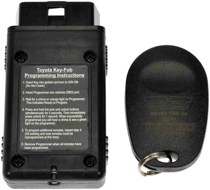 Dorman - HELP Keyless Entry Transmitter 6 Button with DIY Programming Tool for 2020-12 Toyota Sienna 99143