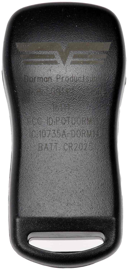 Dorman - HELP Keyless Entry Transmitter 4-Button Remote for 2007-02 Infiniti, 2009-03 Nissan