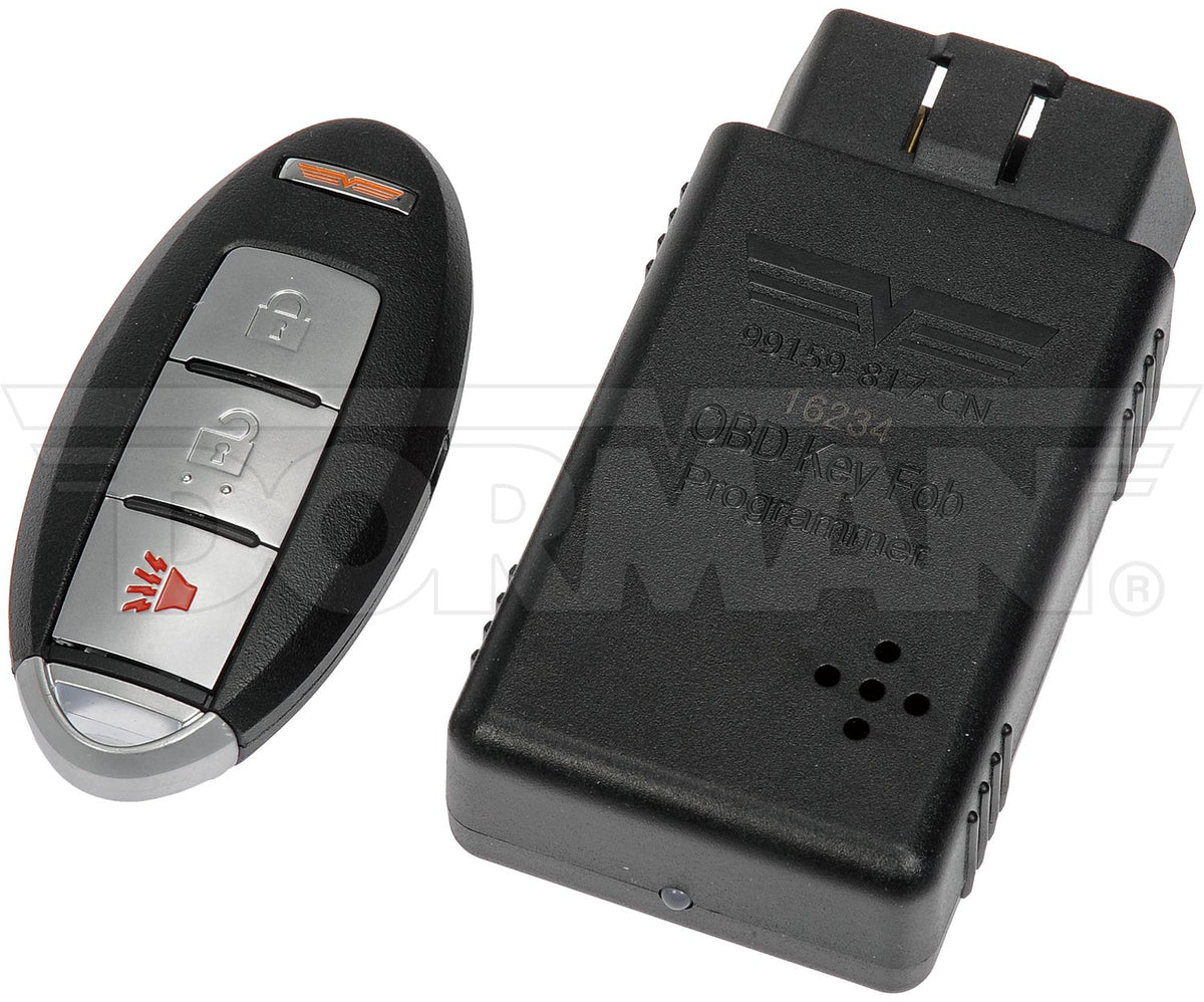 Dorman - HELP Keyless Entry Transmitter 3 Button with DIY Programming Tool for 2012‑08 Infiniti EX35, 2013 Infiniti EX37/FX37, 2014‑05 Nissan Murano