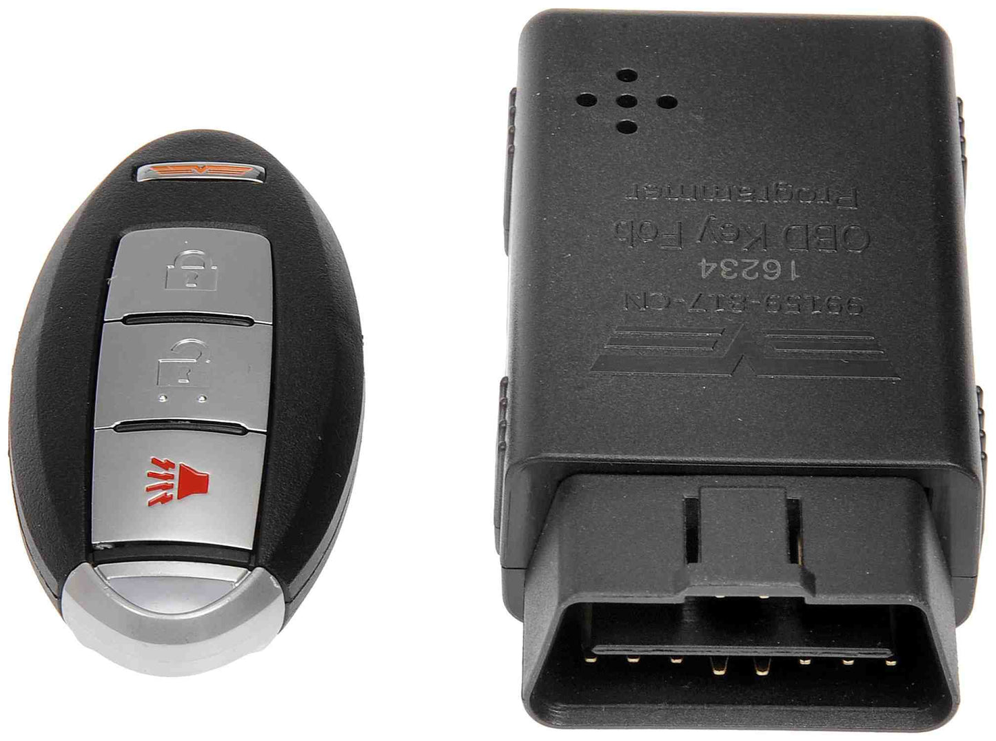 Dorman - HELP Keyless Entry Transmitter 3 Button with DIY Programming Tool for 2012‑08 Infiniti EX35, 2013 Infiniti EX37/FX37, 2014‑05 Nissan Murano