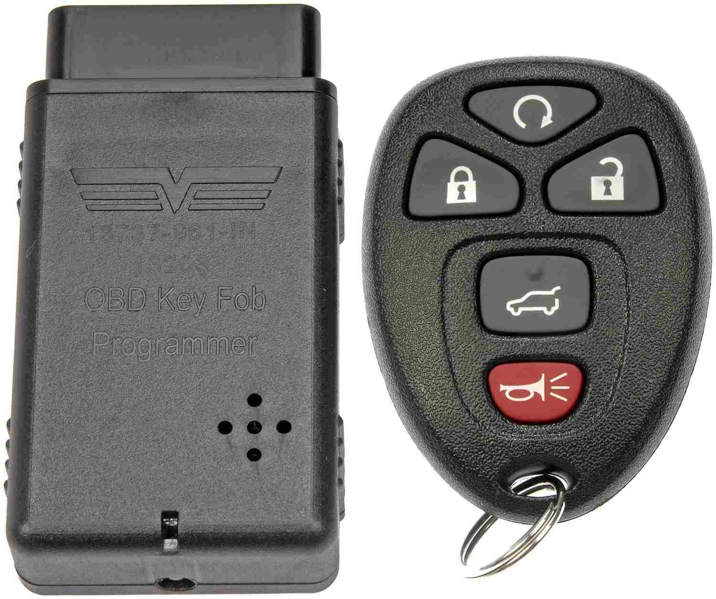 Dorman - HELP Keyless Entry Transmitter 5 Button with DIY Programming Tool for 2015-11 Buick 2013-11 Cadillac 2015-11 Chevrolet 2015-11 GMC 99154