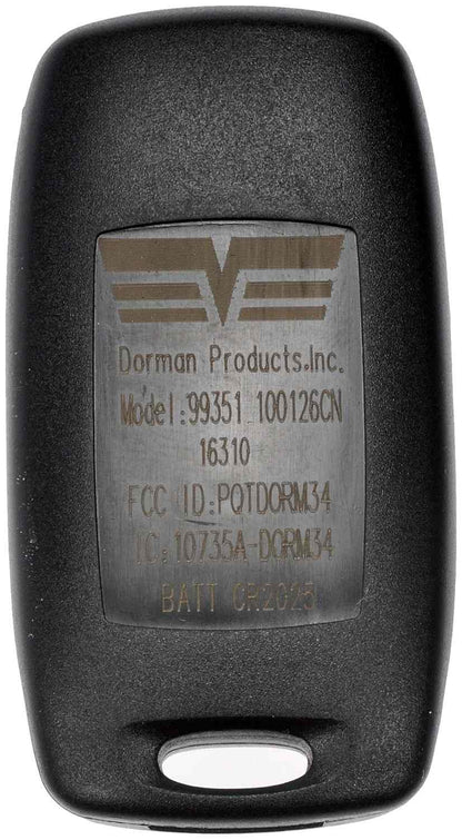 Dorman - HELP Keyless Entry Transmitter 3 Button for 2006-04 Mazda 3 2005-04 Mazda 6 99351