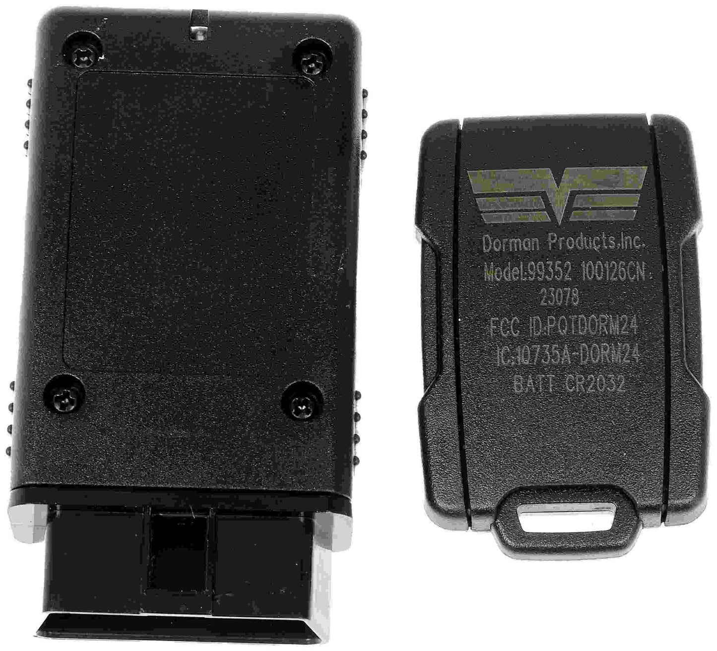 Dorman - HELP Keyless Entry Transmitter 4 Button with DIY Programming for 2014-2023 Chevrolet and 2014-2022 GMC 99352