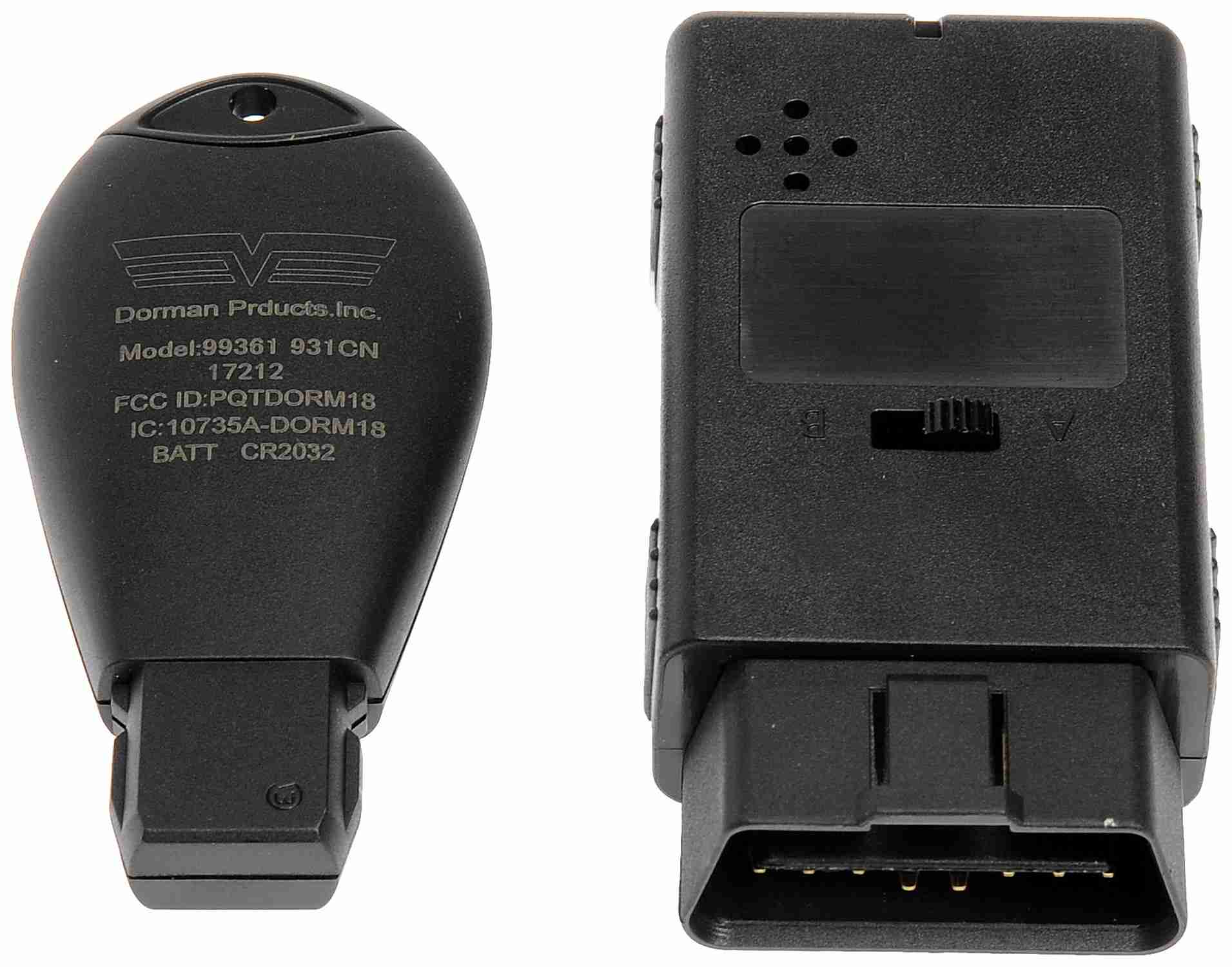 Dorman - HELP KEYLESS ENTRY REMOTE 99361