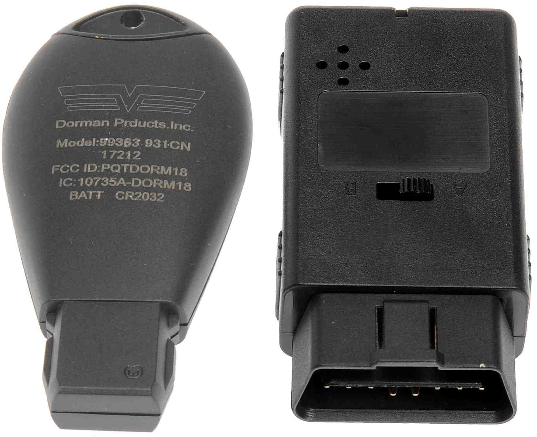 Dorman - HELP KEYLESS ENTRY REMOTE 99363