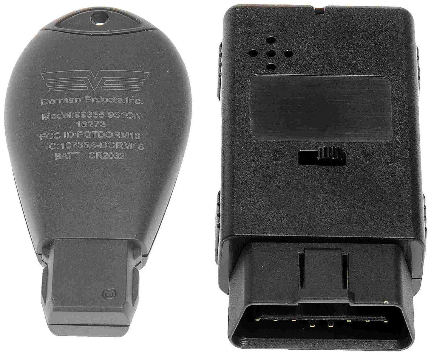 Dorman - HELP Keyless Entry Transmitter 6 Button with DIY Programming Tool for 2014-2015 Dodge Grand Caravan 99365
