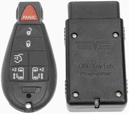 Dorman - HELP Keyless Entry Transmitter 6 Button with DIY Programming Tool for 2014-2015 Dodge Grand Caravan 99365