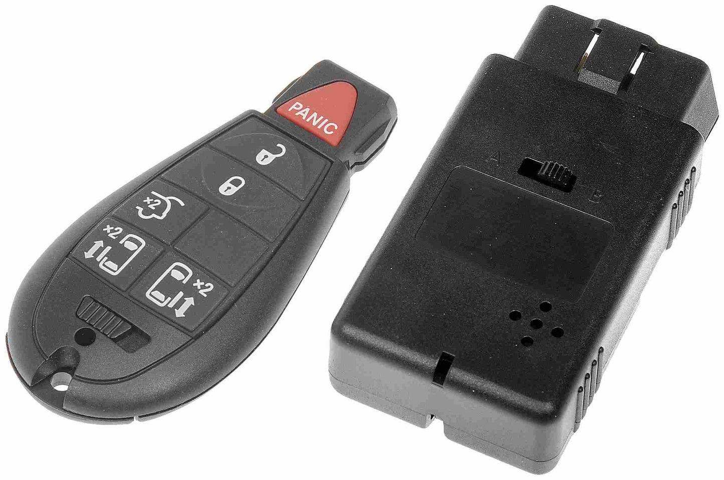 Dorman - HELP Keyless Entry Transmitter 6 Button with DIY Programming Tool for 2014-2015 Dodge Grand Caravan 99365