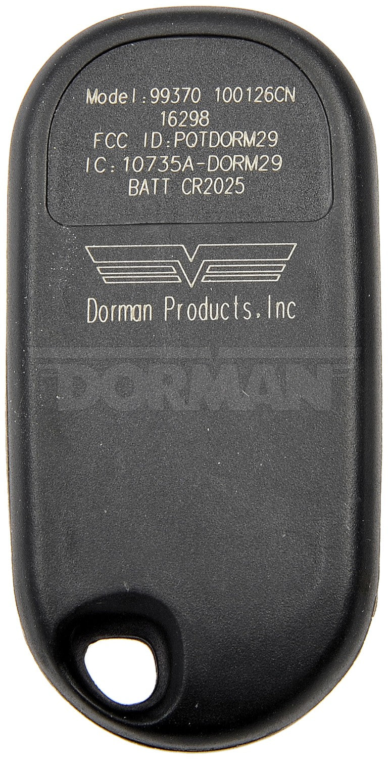 Dorman - HELP KEYLESS ENTRY REMOTE 99370