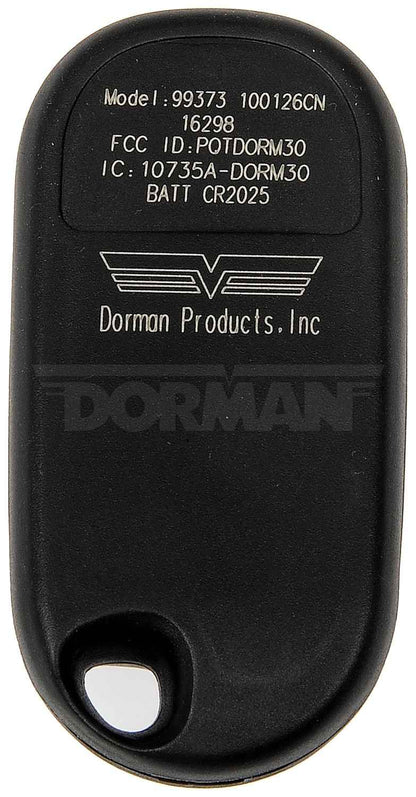 Dorman - HELP Keyless Entry Transmitter 4 Button for 2006-04 Acura TL 2008-06 Acura TSX 99373