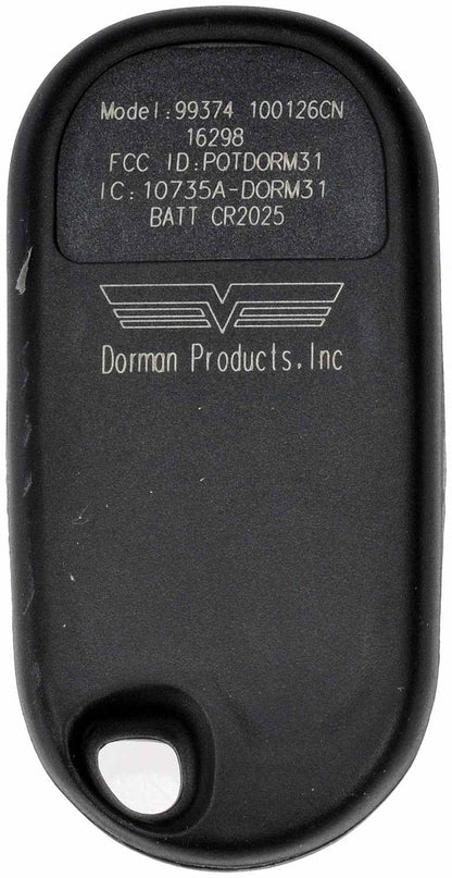 Dorman - HELP KEYLESS ENTRY REMOTE 99374