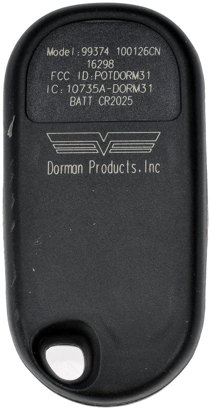 Dorman - HELP Keyless Entry Transmitter 3 Button for 2006-01 Acura MDX 99374