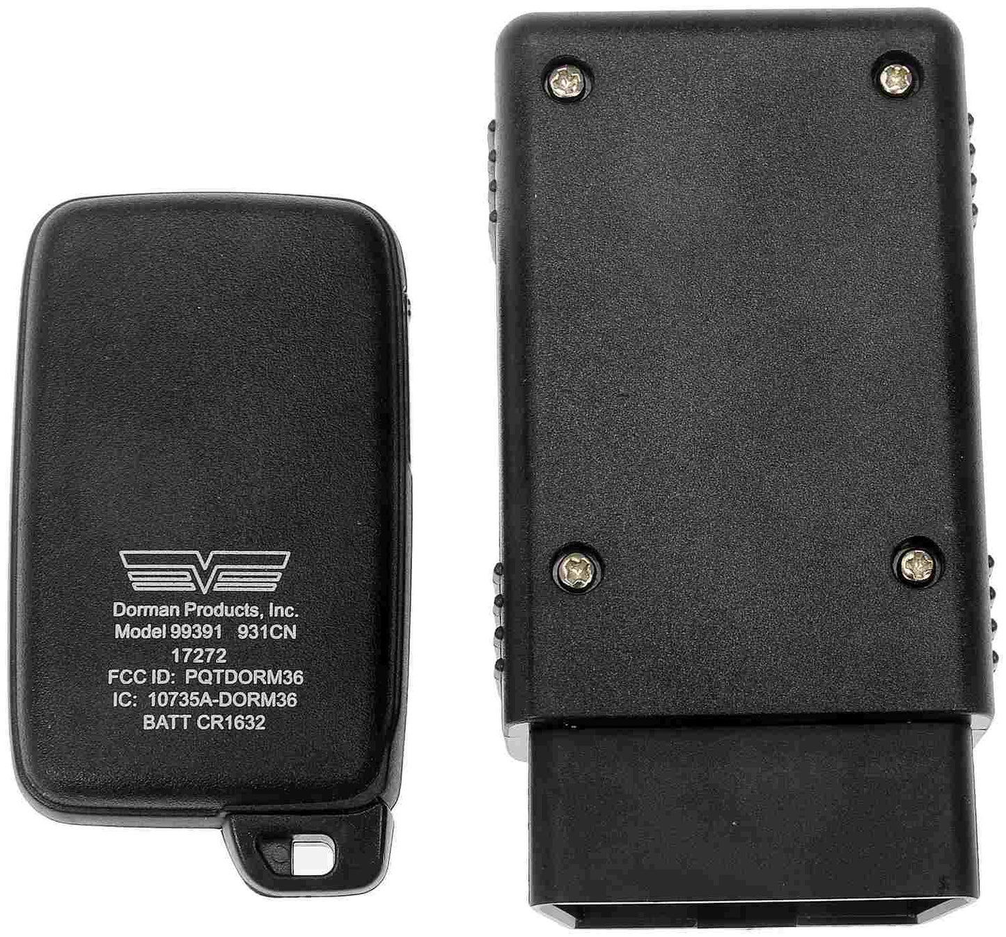 Dorman - HELP Keyless Entry Transmitter 3 Button with DIY Programming Tool for 2008-07 Toyota Camry 99391