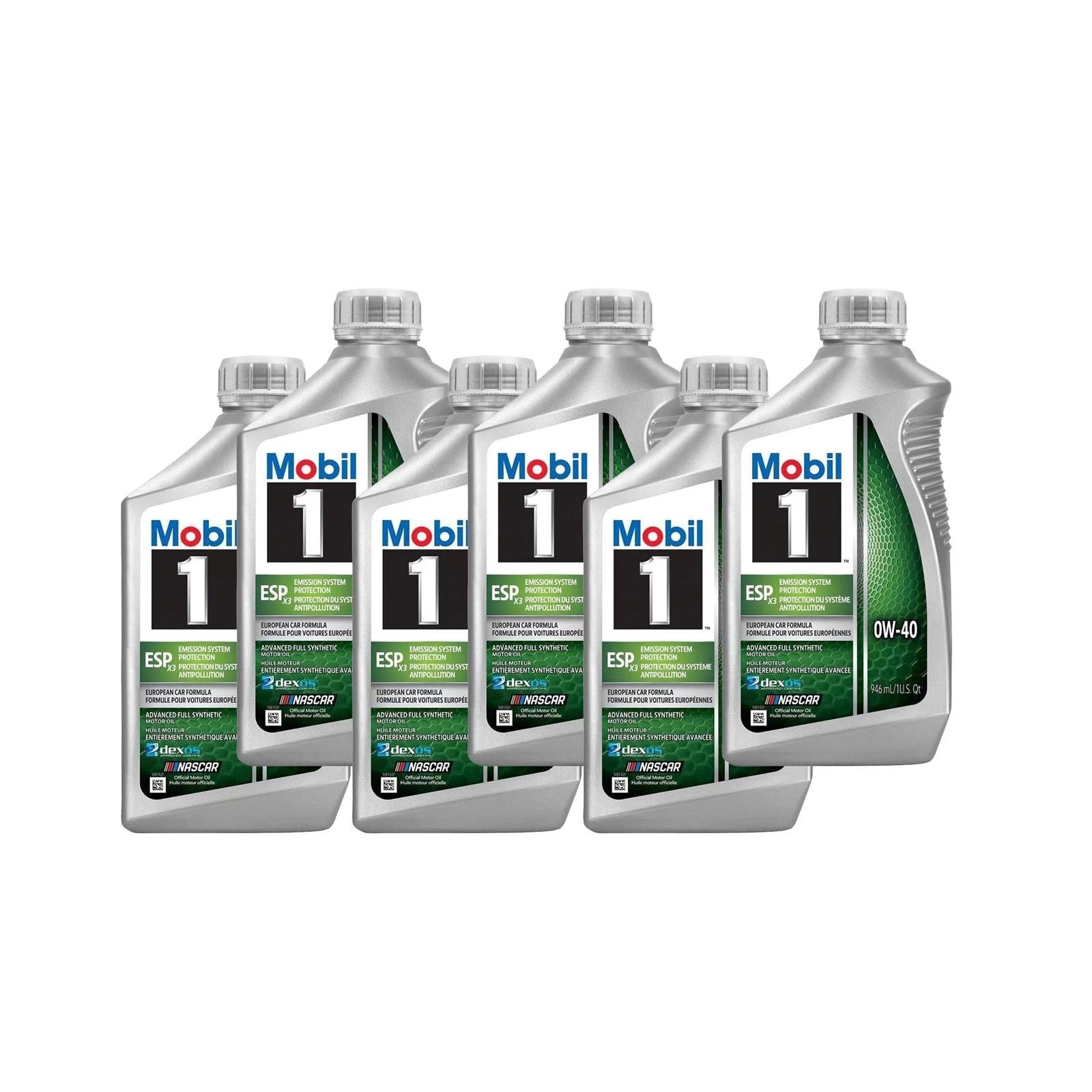 Mobil 1 0w40 ESP Oil Case 6 x 1 Quart Oils, Fluids and Additives Motor Oil main image