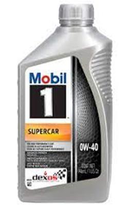 Mobil 1 0W40 Supercar Oil 1 Qt  Oils, Fluids and Additives Motor Oil main image
