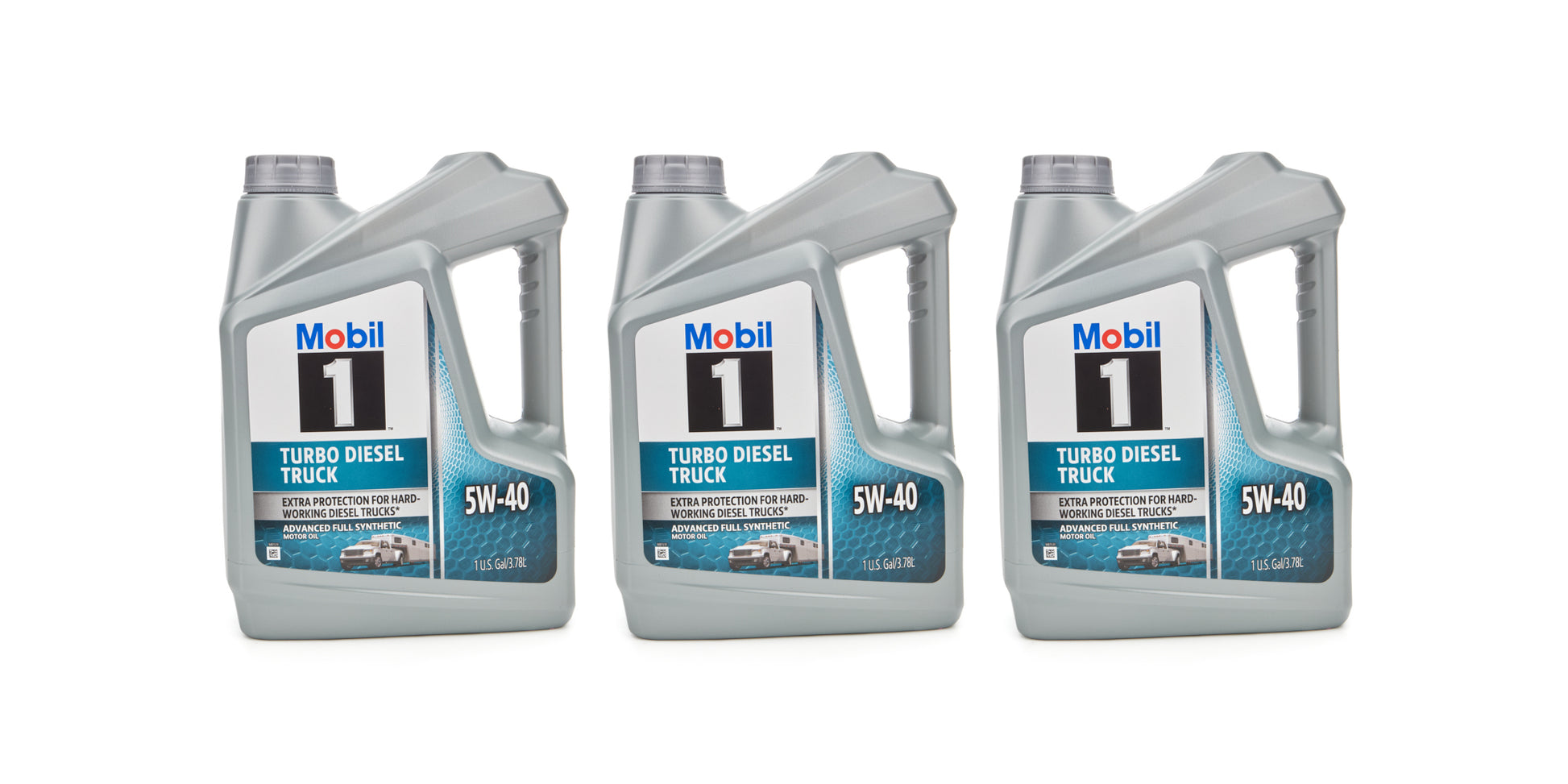 Mobil 1 5w40 Turbo Diesel Oil Case 3 x 1 Gallon Oils, Fluids and Additives Motor Oil main image