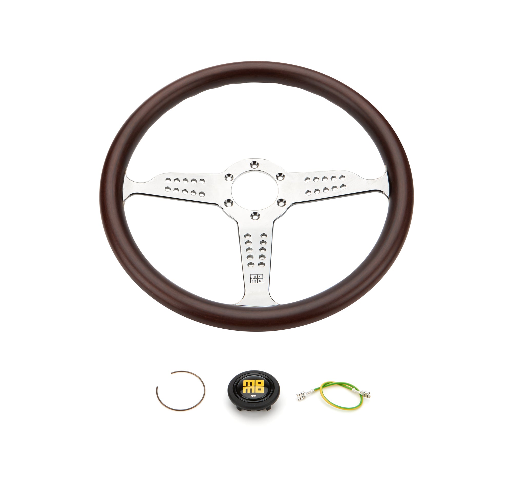 Momo Heritage Steering Wheels, Super Grand Prix, Size (mm): 350, Wood / Pol