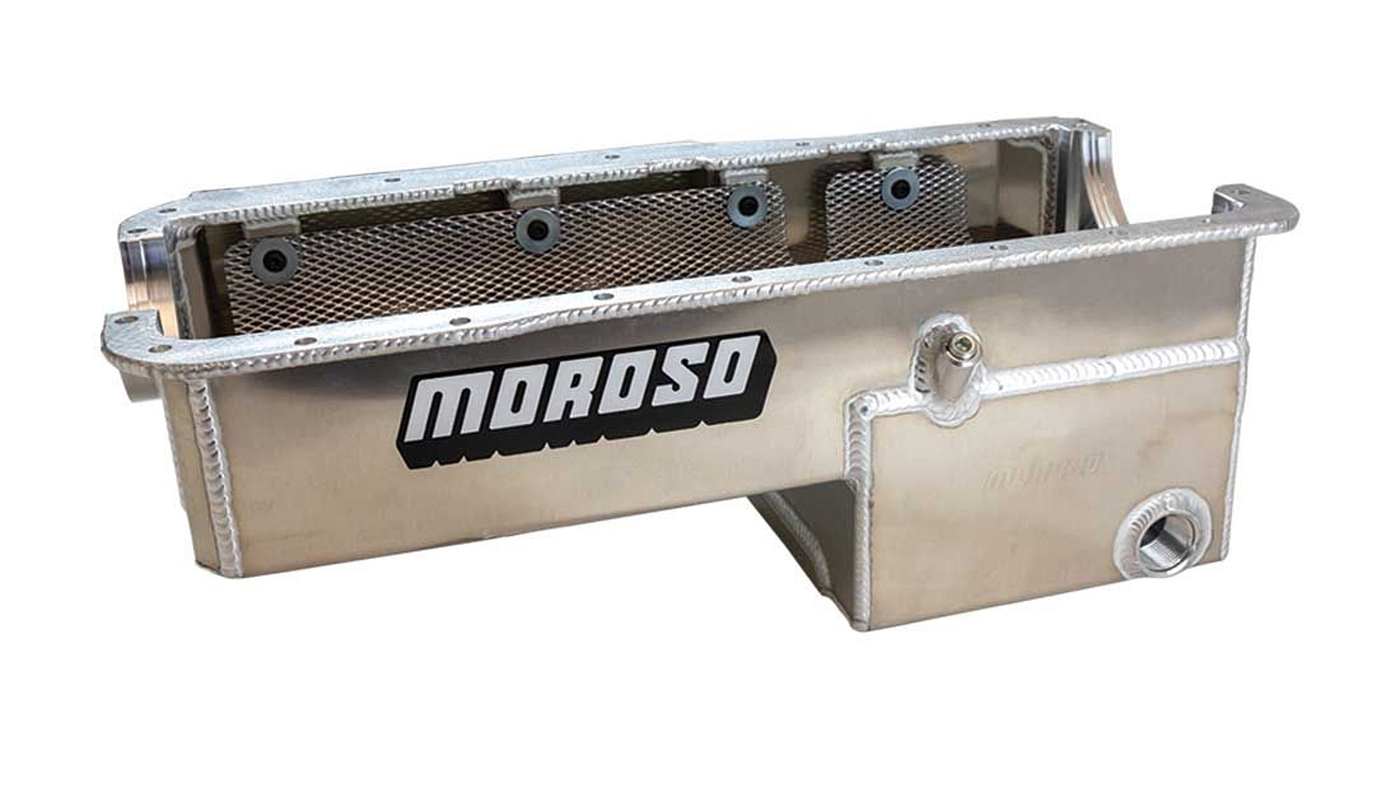 Moroso SBF 351W Drag Oil Pan w/ Rear Sump Fabricated Alm Engine Covers, Pans and Dress-Up Components Engine Oil Pans main image