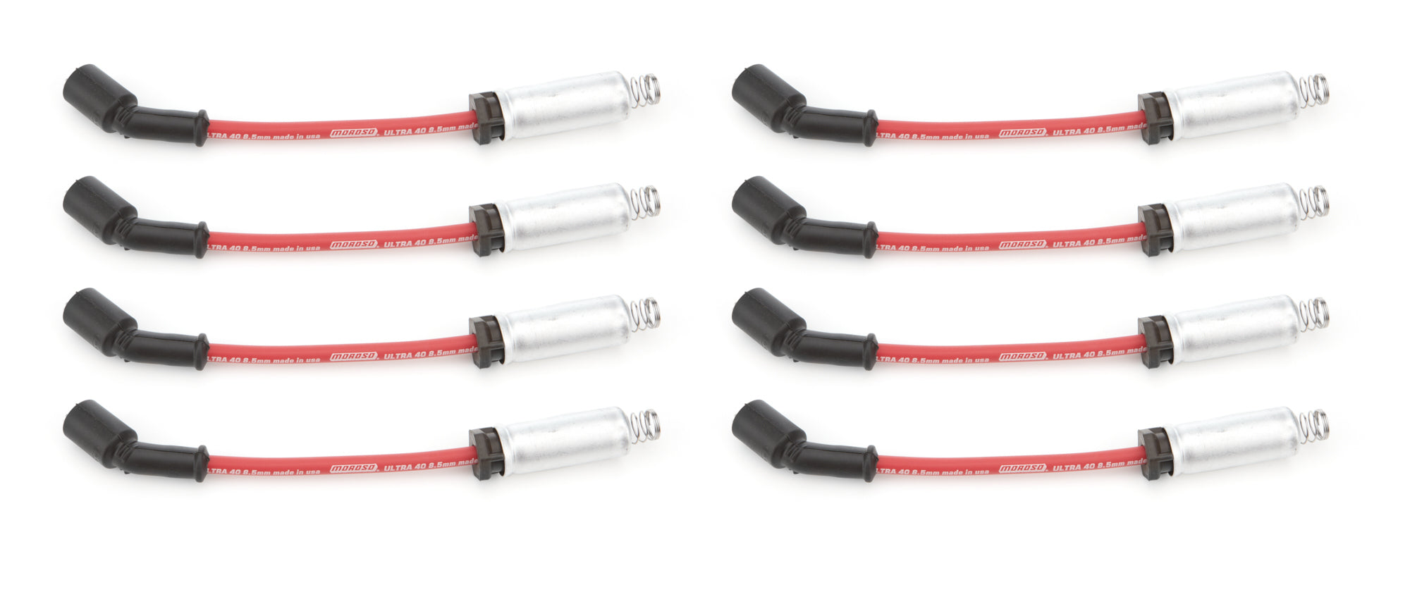 Moroso Ultra 40 Wire Set 8.5mm GM LS/LT 9.75 Red Ignition Components Spark Plug Wires main image