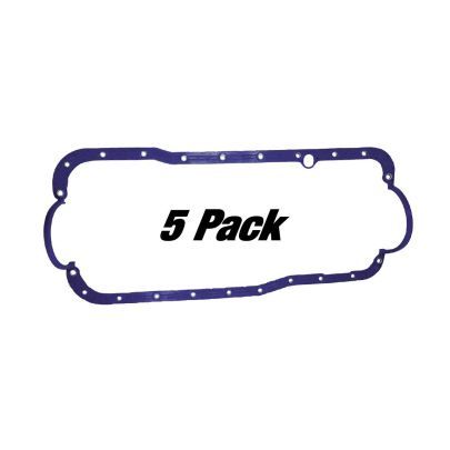 Moroso Ford 351W Late Model Oil Pan Gasket - One Piece - Reinforced Steel (5 Pack) 93181