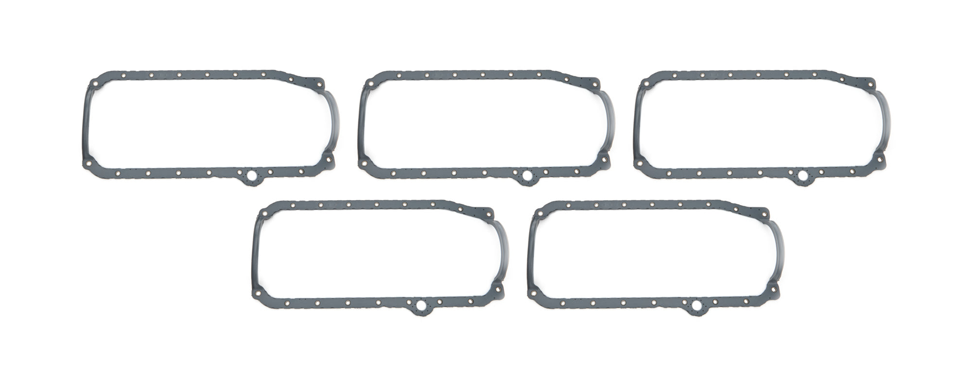 Moroso 1986+ Chevrolet Small Block Oil Pan Gasket - One Piece - Reinforced Steel (5 Pack) 93182