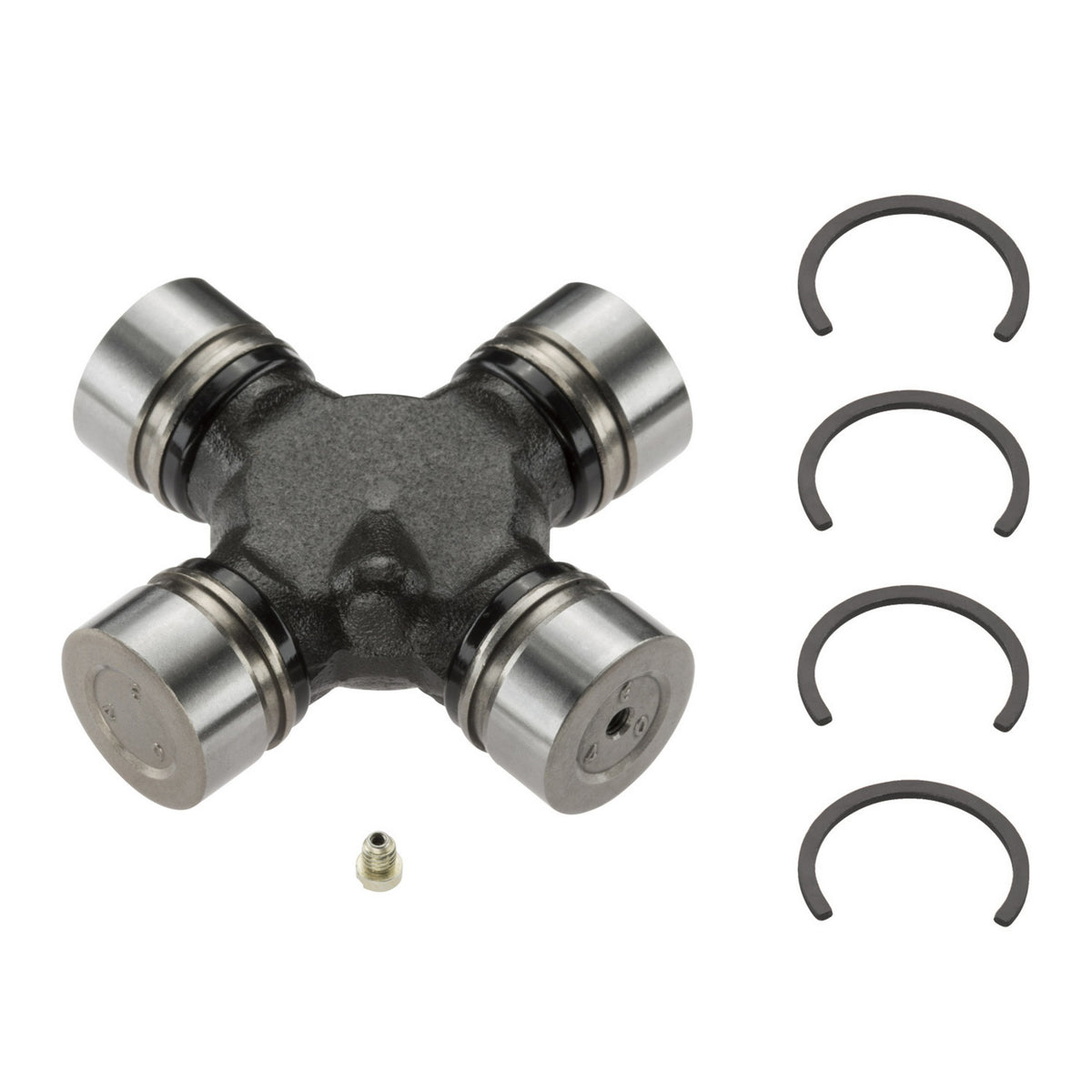 Moog Universal Joint, Super Strength, 1344 Style, Greasable, Steel, Each 14MC3