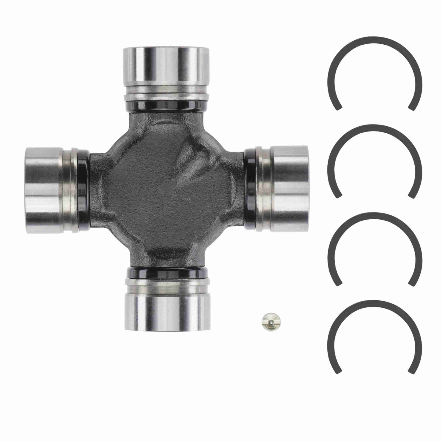 Moog Universal Joint, Super Strength, 1344 Style, Greasable, Steel, Each 14MC3