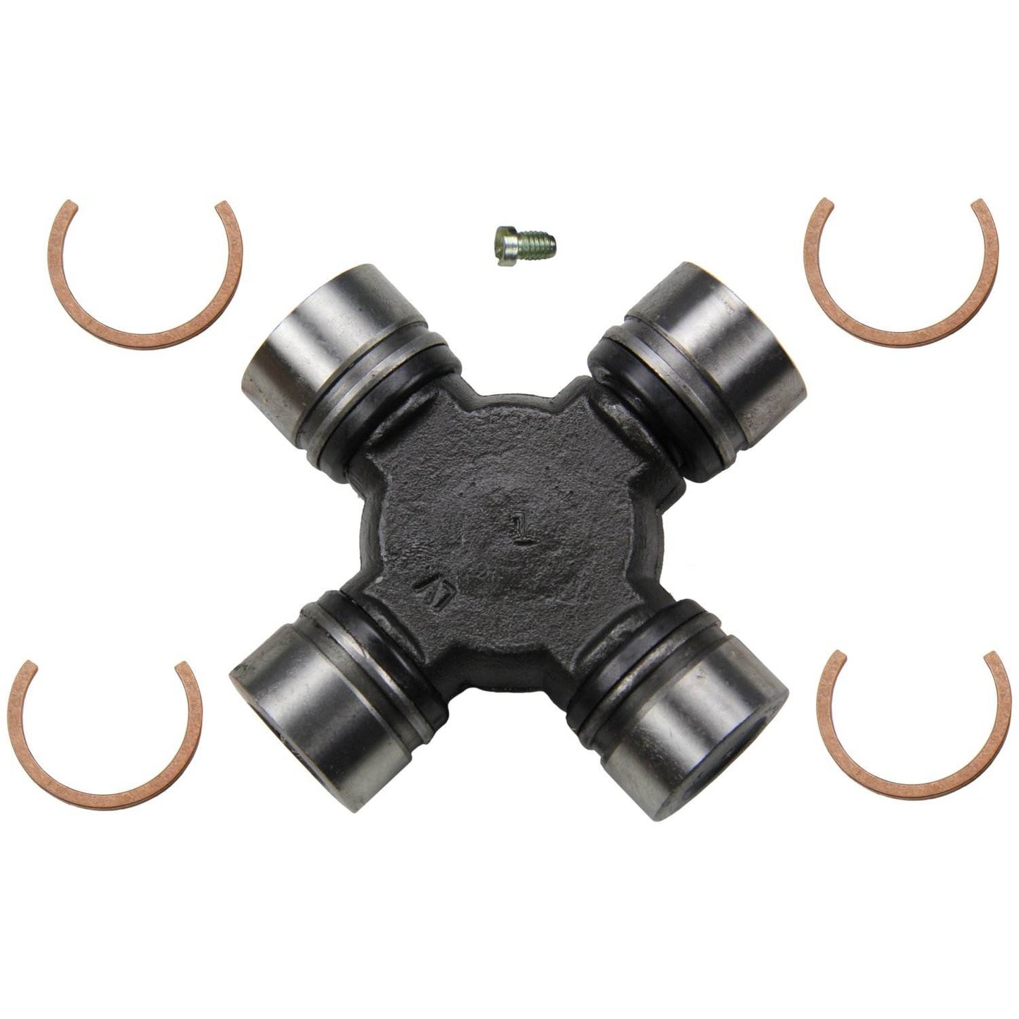 Moog Universal Joint, Super Strength, 1344 Style, Greasable, Steel, Each 14MC3