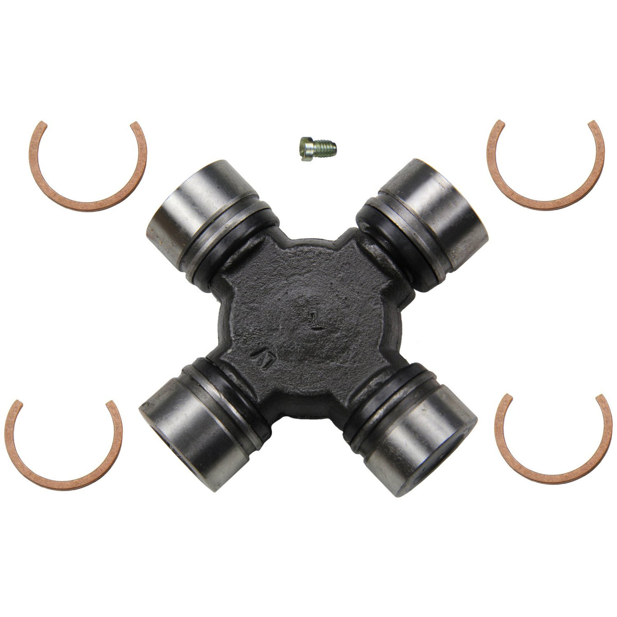 Moog Universal Joint, Super Strength, 1344 Style, Greasable, Steel, Each 14MC3