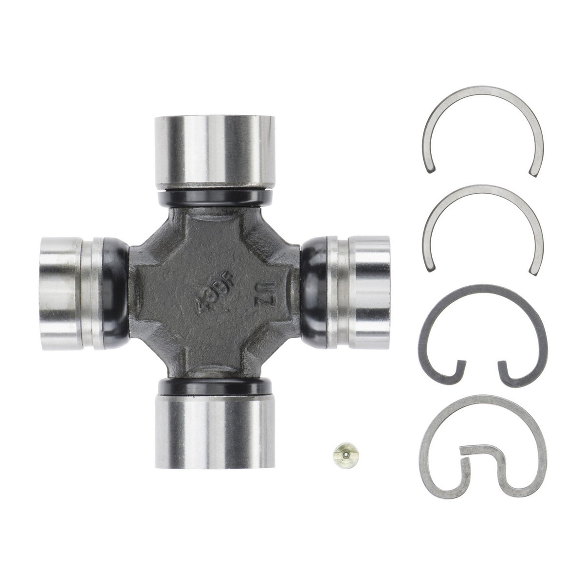 Moog Universal Joint:Super Strength,Ford 1310 Style,Greasable,Steel