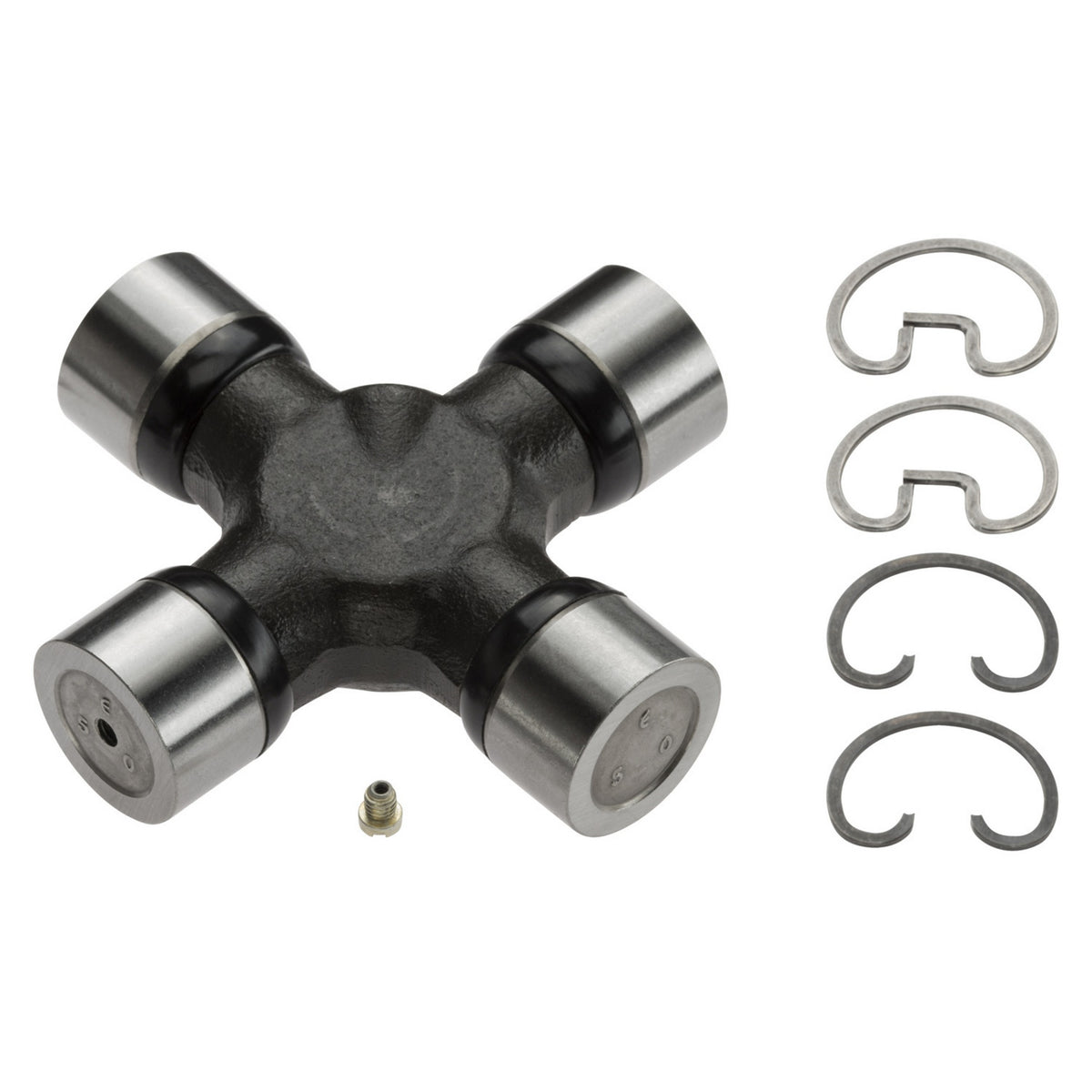 Moog U-joint:Universal Joint, Super Strength, 1410 Style, Greasable, Steel