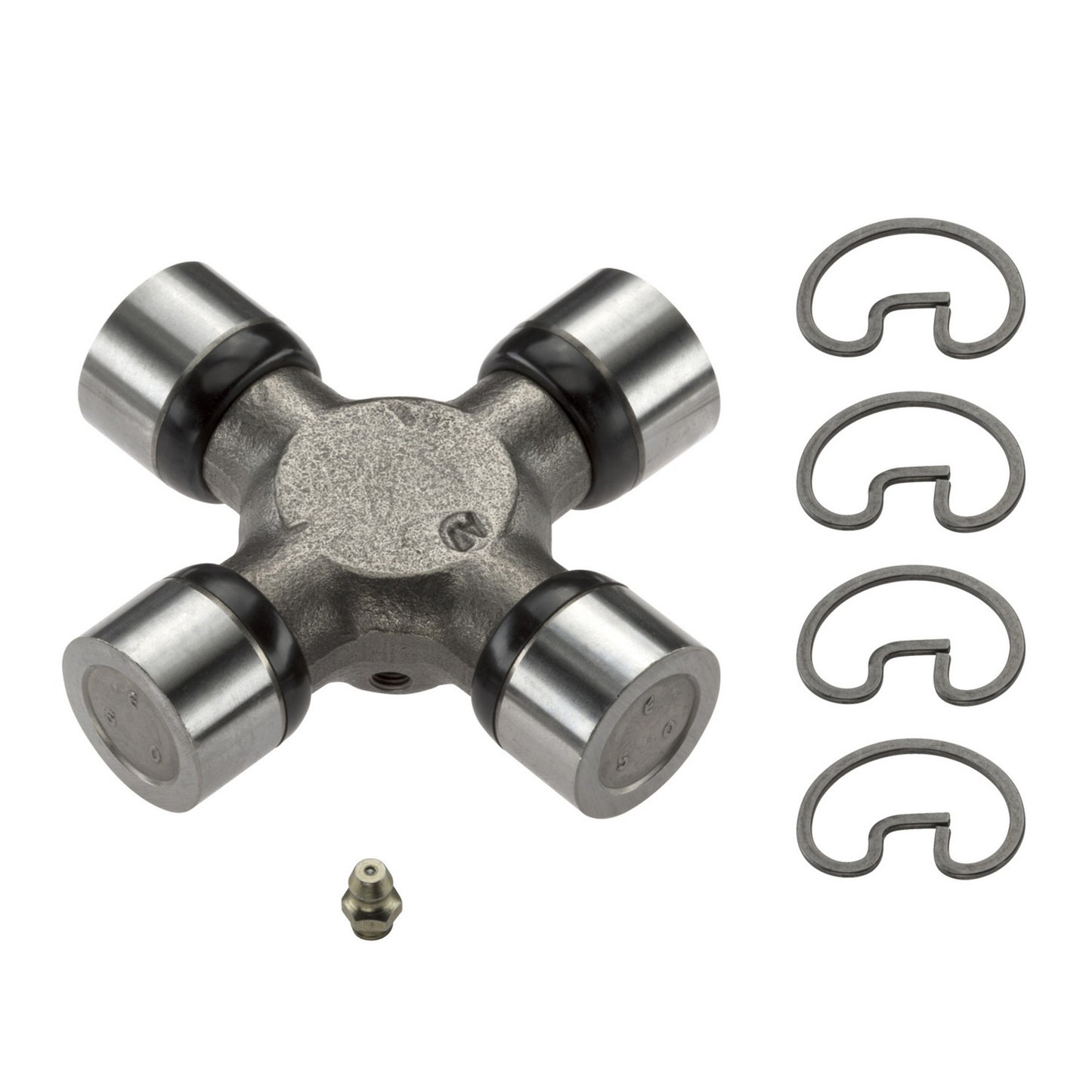 Moog U-Joint:Universal Joint, 1410 Style, Greasable, Steel