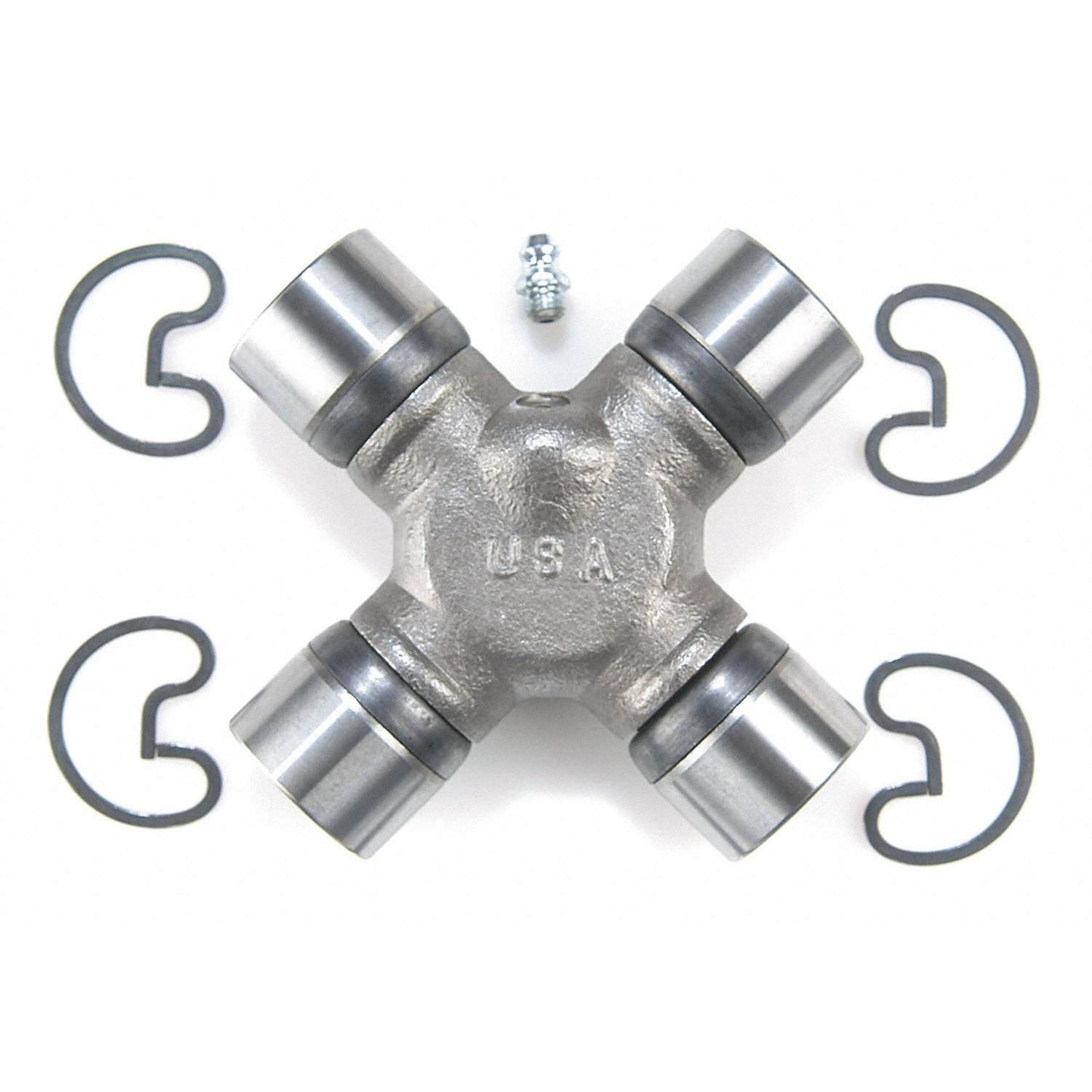 Moog U-Joint:Universal Joint, 1410 Style, Greasable, Steel