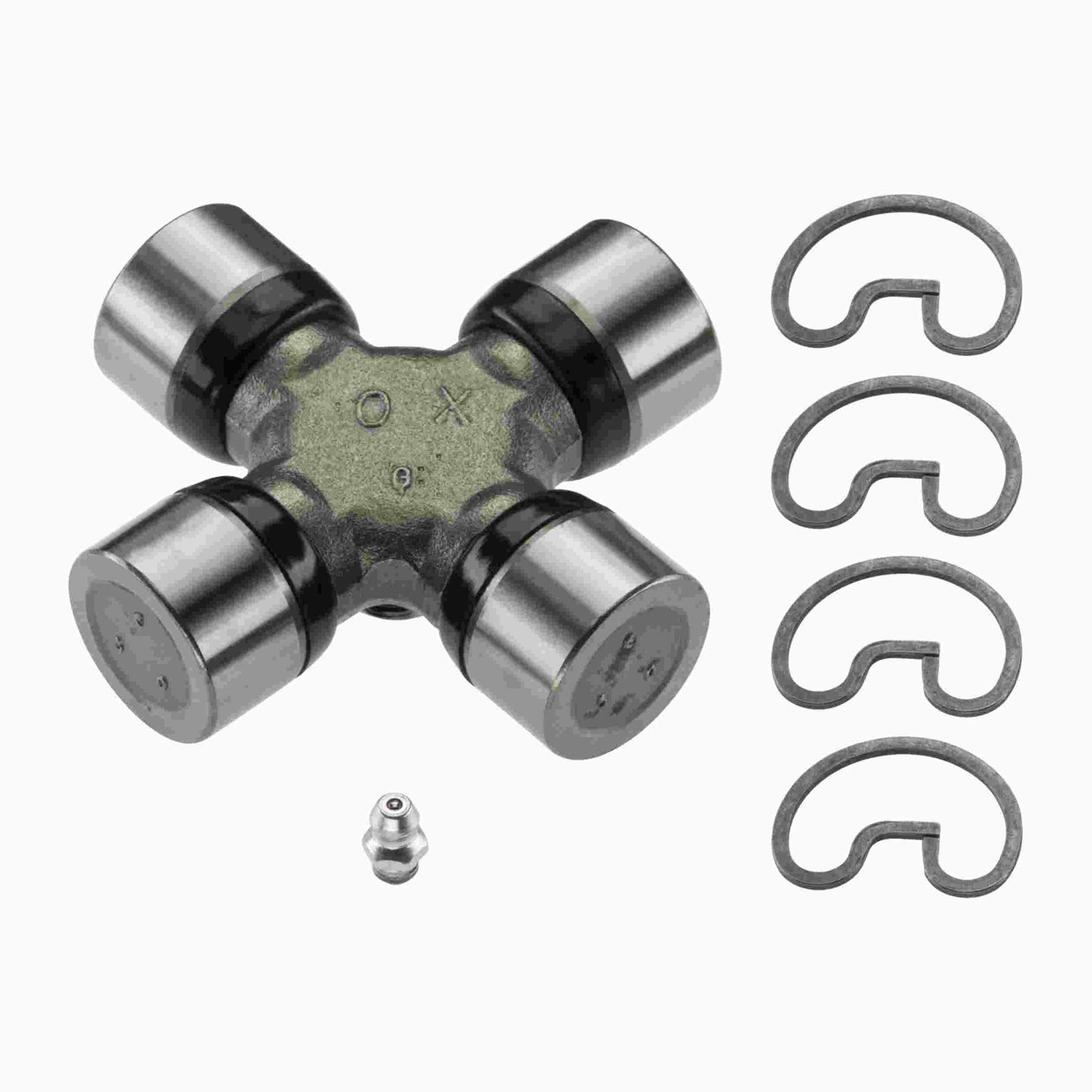 Moog U-joint:Universal Joint, 1350 Style, Greasable, Steel