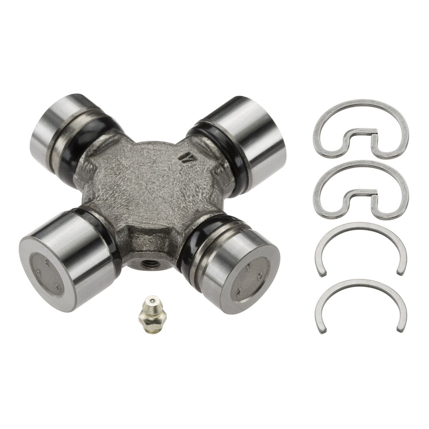 Moog U-joint:Universal Joint, Ford 1330 Style, Greasable, Steel
