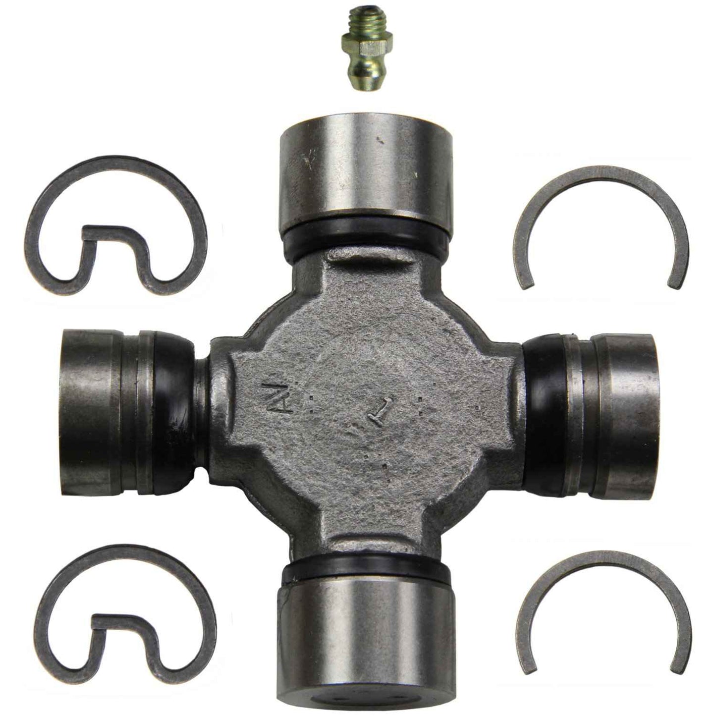Moog U-joint:Universal Joint, Ford 1330 Style, Greasable, Steel